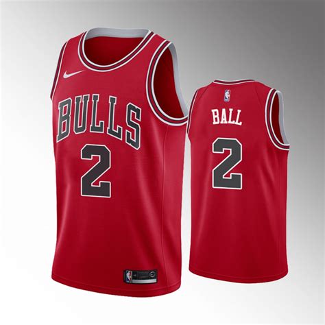 Lonzo Ball Chicago Bulls 2021 Icon Edition Red 2021 Trade Jersey – Www.nyjerseys.store