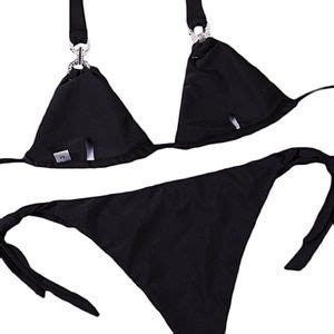 Swim Nwt Black Bikini Two Piece Set Poshmark