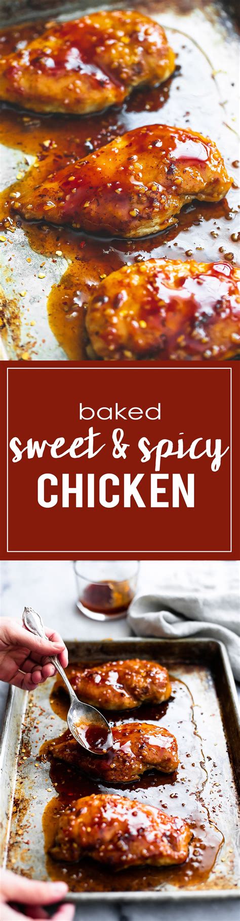 30 Minute Baked Sweet And Spicy Chicken Creme De La Crumb Sweet And Spicy Chicken Recipes