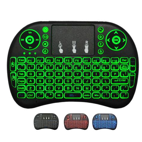 Mini Teclado Inalambrico Iluminado Para Smart Tv PC Android Tv XBOX