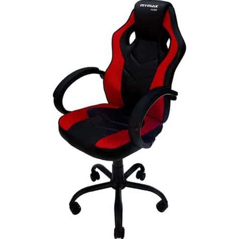 Cadeira Gamer Mymax Giratoria Preto Vermelho Mx Mgch Mx Rd Top