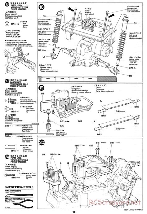 Tamiya 58070 Manual • Midnight Pumpkin • Rcscrapyard Radio