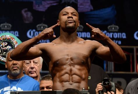 Photos Mayweather Maidana Collazo Khan Make Weight World Boxing