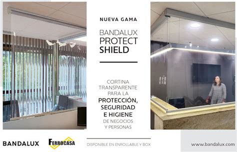 Cortina Protectora Trasparente Enrollable De Bandalux Ferrocasa