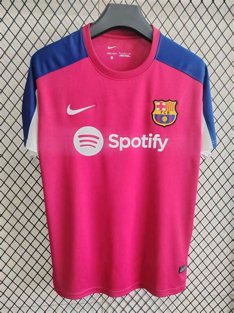 pink barca jersey