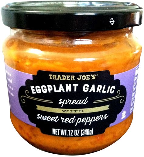 Trader Joe’s Eggplant Garlic Spread With Sweet Red Peppers Grocery And Gourmet Food