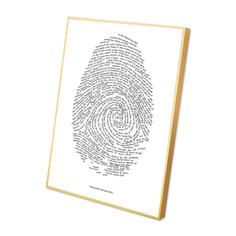 Amazon Fegojeh The Fingerprint Of God Christian Wall Art Bible