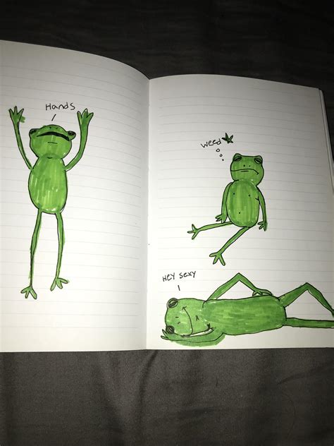 Some Poorly Drawn Frogs By Me Rfrogs