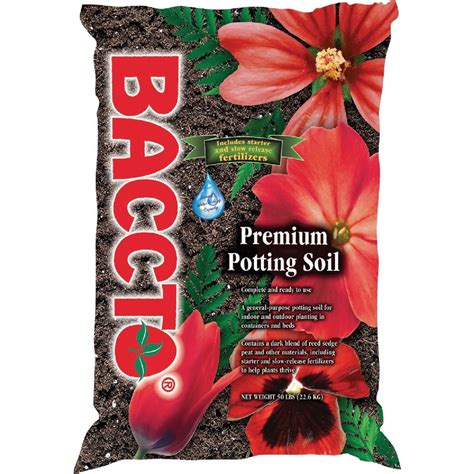 New Baccto 1250 Premium Potting Soil 50 Lbeach