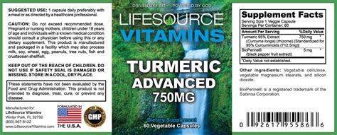 Lifesource Vitamins Turmeric Advanced Shown To Help With Cardiovascular