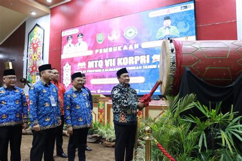 Wagub Kalteng Buka Mtq Vii Korpri Tingkat Prov Kalteng Tahun