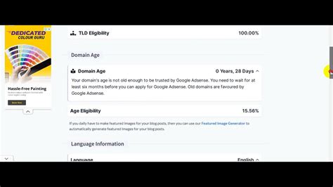 Tomonisha Blogging Tricks How To Adsense Eligibility Checker For My