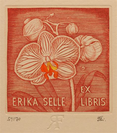 Ex Libris Sav Art Lino Print Drawings