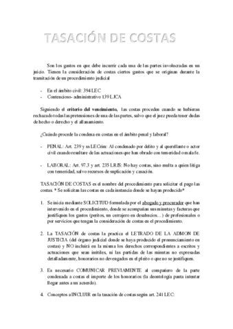 Tasacion De Costas Pdf