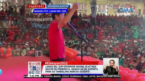 Lanao Del Sur Gov Adiong Jr At Mga Mayor Ng Probinsya Naghayag Ng