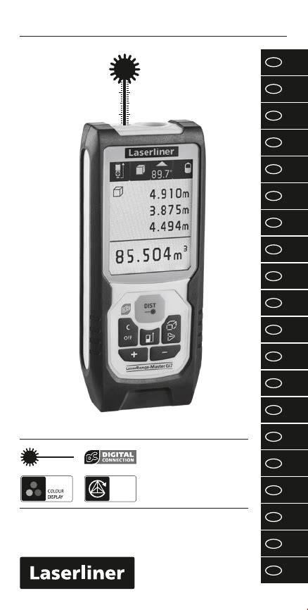 Laserliner Laserrange Master Gi Pro Handleiding Nederlands