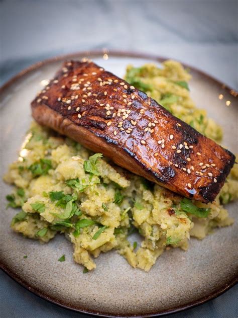 Zalm Teriyaki Met Aziatische Broccolipuree Weekmenus Be Recept