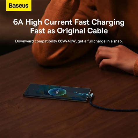 Baseus MVP 2 Elbow Shaped 100W Fast Charging USB To Type C Data Cable