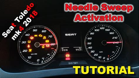 Cum Activezi Needle Sweep La SEAT TOLEDO MK4 2018 How To Activate