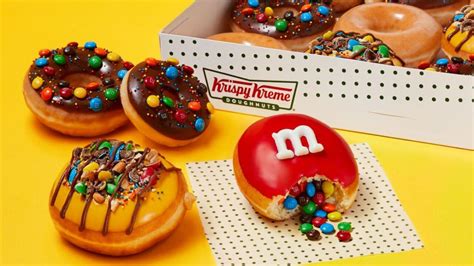 Krispy Kreme Releases Candy Surprise Doughnut Filled With Mini Mandm S