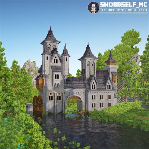 Swordself On Twitter Watermill Castle Built With Paintergigi