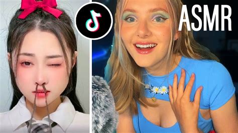 ASMR FR Je Réagis Au TikTok ASMR Pour La Première Fois YouTube