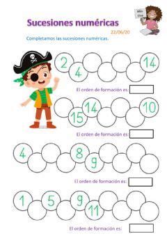 Sucesiones Num Ricas Idioma Espa Ol O Castellano Curso Nivel Primer