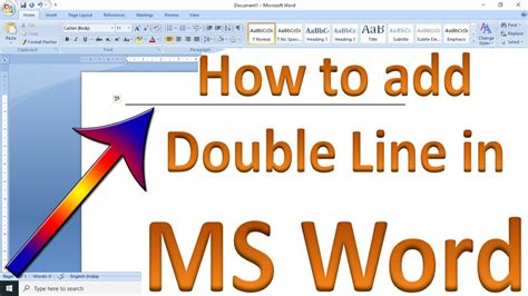 How To Draw Double Line Border In Word Design Talk