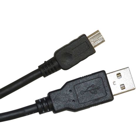 Electrovision USB A zu USB Mini-B Kabel 2m - schwarz | Gear4music