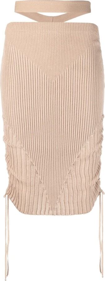 AndreĀdamo Ribbed Knit Pencil Skirt Shopstyle