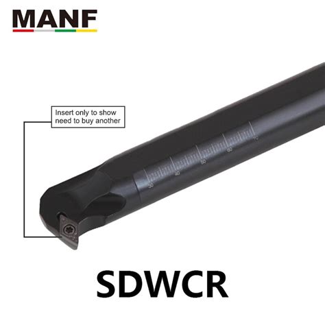 MANF Lathe 10mm S12M SDWCR07 CNC Turning Arbor Screw Lathe Cut Boring