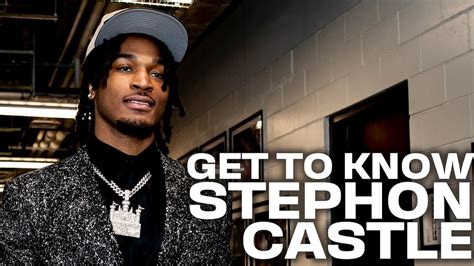 Get To Know San Antonio Spurs Rookie Stephon Castle Youtube