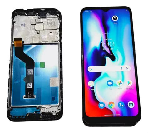 Tela Frontal Display Moto G9 Play E7 Plus Aro Nacional Vivid