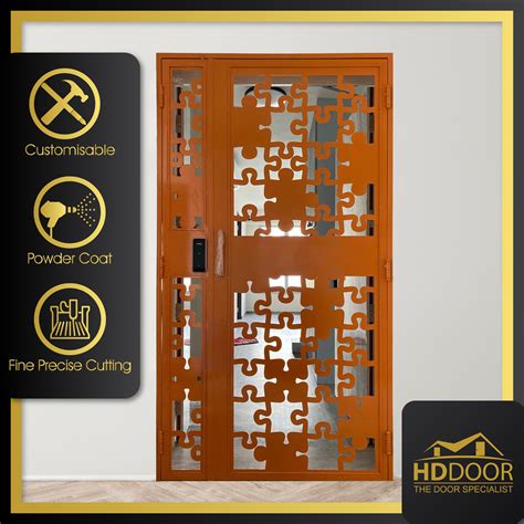 3D Laser Cut Design Gate HDL21 Laser Cut Gate Woodlands