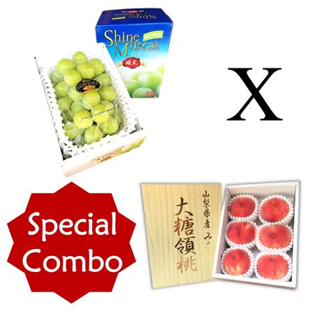 special japanese fruit set combo  momobud