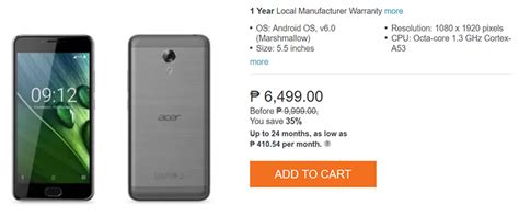 Sale Alert: Acer Liquid Z6 Plus Is Priced At PHP 6499!