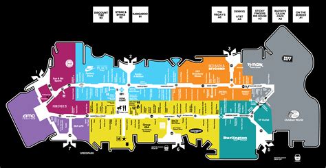 Mall Map For Concord Mills® A Simon Mall Located At Concord