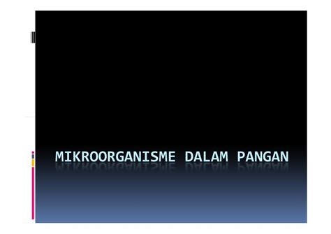 PDF Mikrobio 11 Mikroorganisme Dlm Bahan Pangan DOKUMEN TIPS