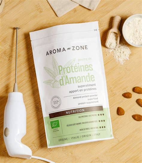 Poudre de Protéines d Amande BIO Aroma Zone