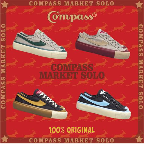 Jual Original Sepatu Compass Gazelle Color Seasonal Low Wafer Green Wafer Maroon Caramel