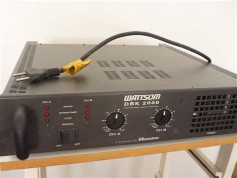 Acervo Dos Amplificadores MARCA WATTSOM MODELO DBS 2000 51 OFF