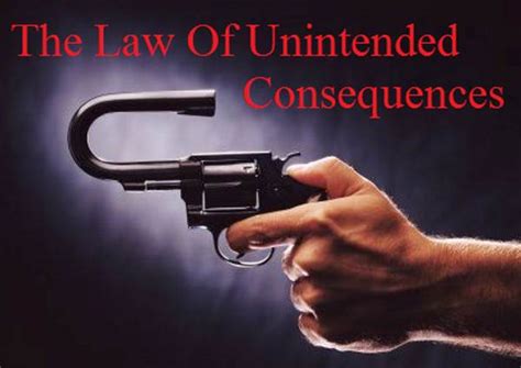 The Law Of Unintended Consequences Kennedy Writings