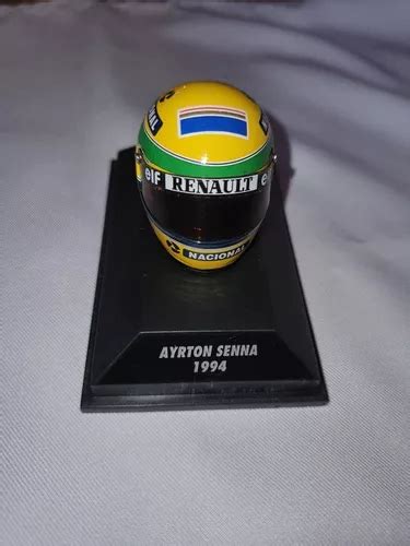 Miniatura Capacete Ayrton Senna Minichamps Frete Gr Tis