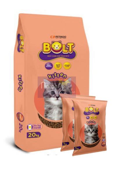 Jual Makanan Kucing Bolt Salmon Kitten Cat Food Kibble Half Moon Kg Di