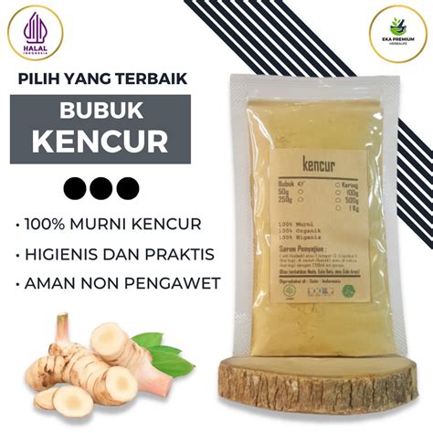 Jual Kencur Bubuk Halus Murni Rempah Rempah Asli Jamu Obat Herbal