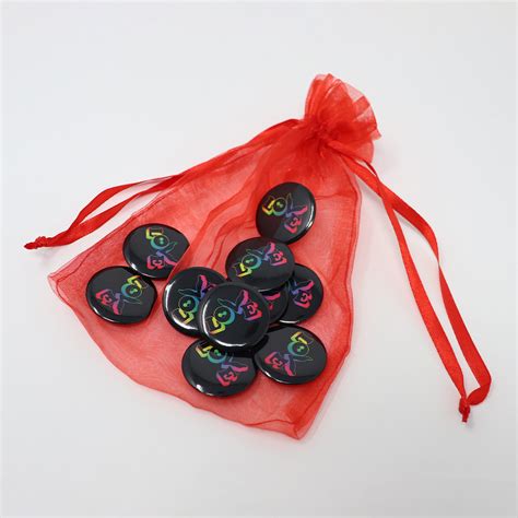 Rainbow Love Buttons Love Button