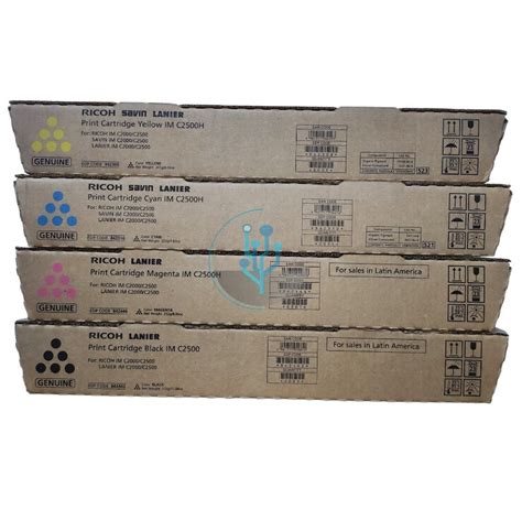 Toner Ricoh Im C2500 Im C2000 Pack 4 Colores Originales