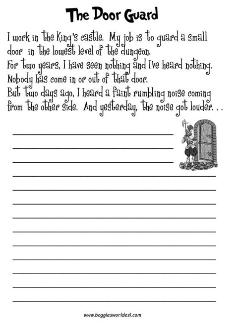 Picture Writing Prompts For Rd Grade