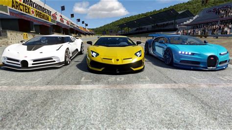 Lamborghini Aventador Svj 19 Nbp With Joker Driver Vs Bugatti Chiron