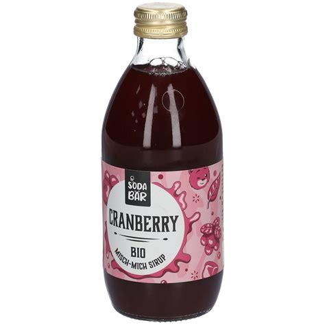 SODABÄR Cranberry Bio Misch Mich Sirup 330 ml Shop Apotheke